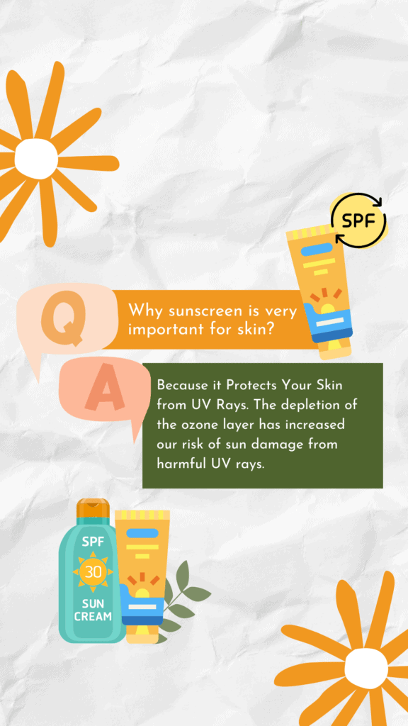 Why sunscreen is important to the skin